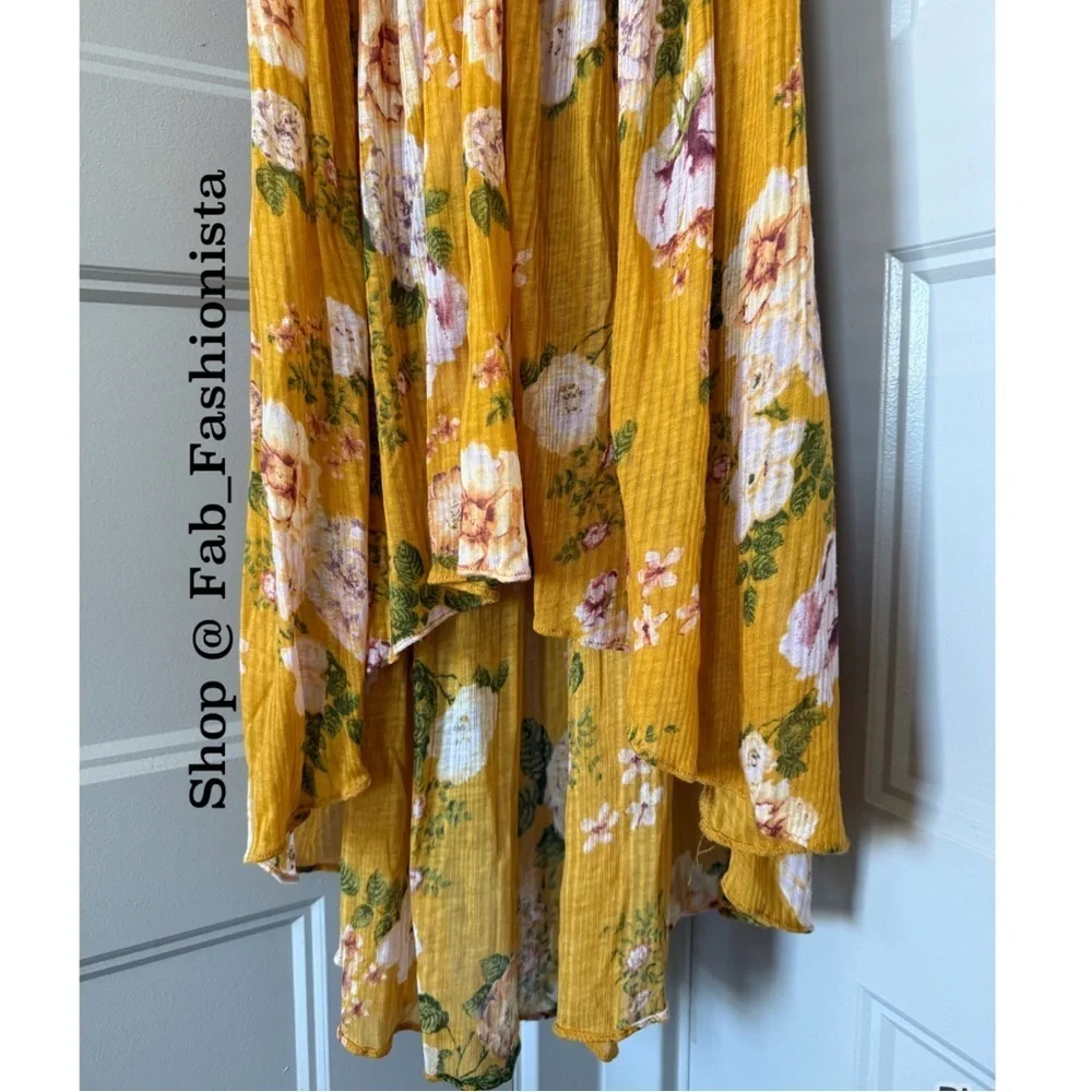 Free People floral Tunic dress size Xs